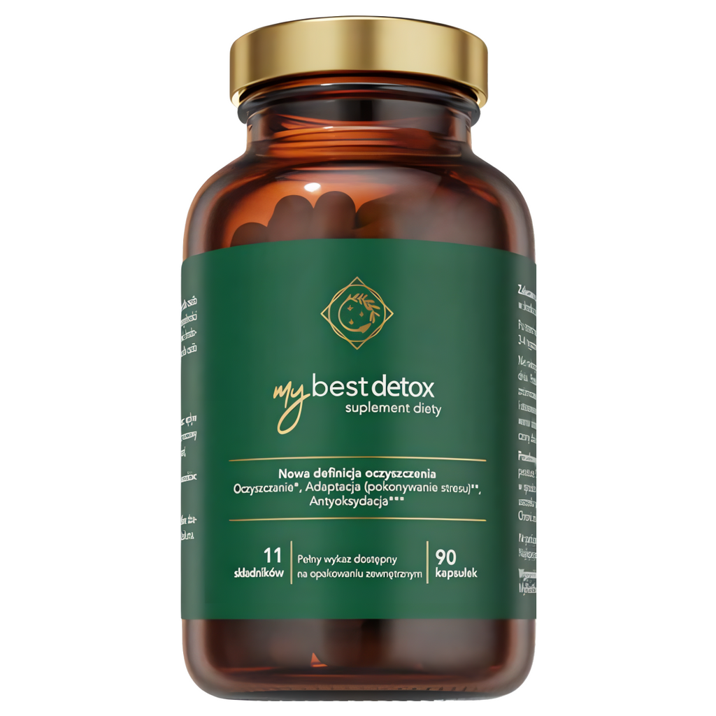 MyBestDetox Oczyszcza organizm z toksyn i wolnych rodników MyBestPharm - 90 kapsułek