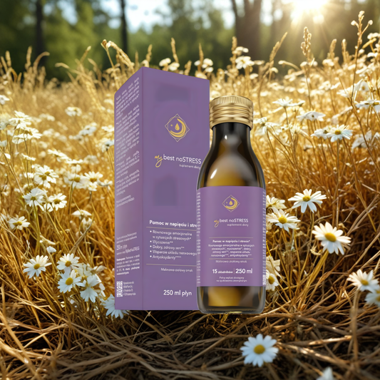 MyBestNoSTRESS Wpływa na zdolność radzenia sobie ze stresem MyBestPharm - 250 ml