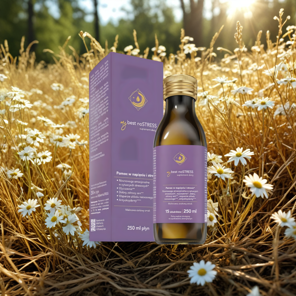 MyBestNoSTRESS Wpływa na zdolność radzenia sobie ze stresem MyBestPharm - 250 ml