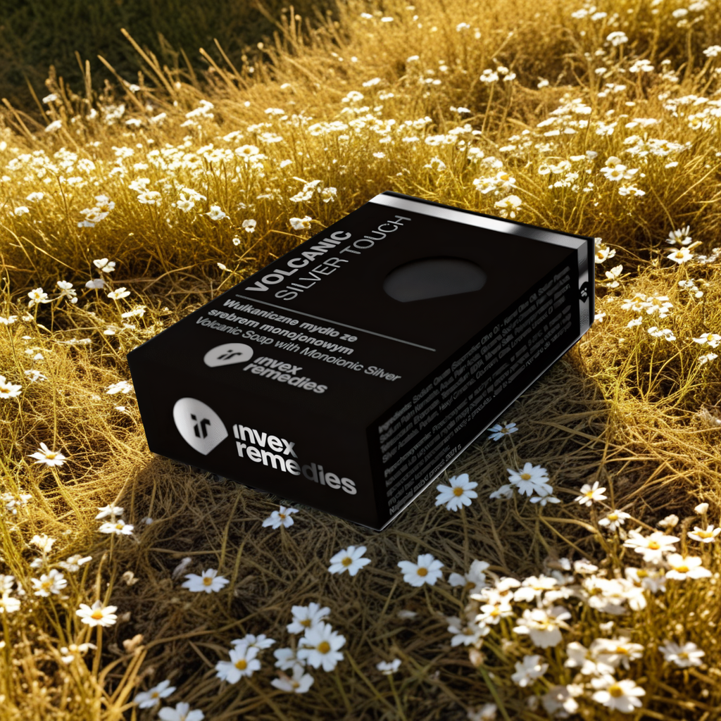 Mydło Wulkaniczne Invex Remedies - Ze srebrem monojonowym Ag - 100g