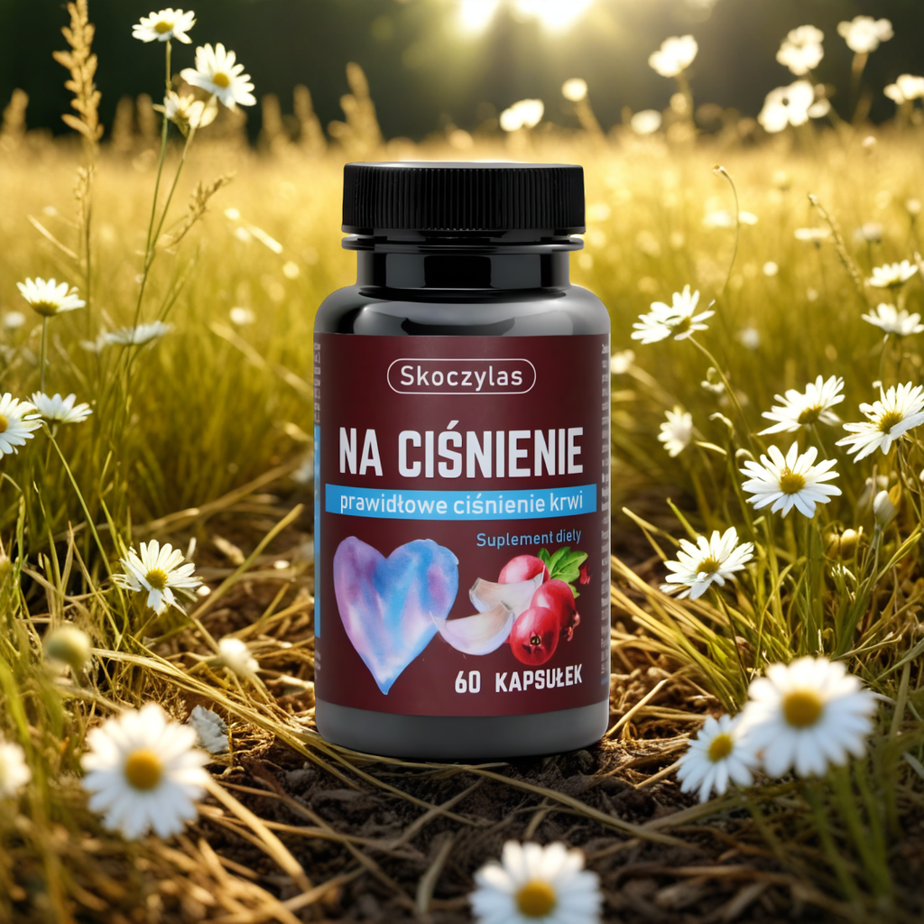 Na ciśnienie Skoczylas - Pomaga utrzymać prawidłowe ciśnienie krwi - 60 kapsułek