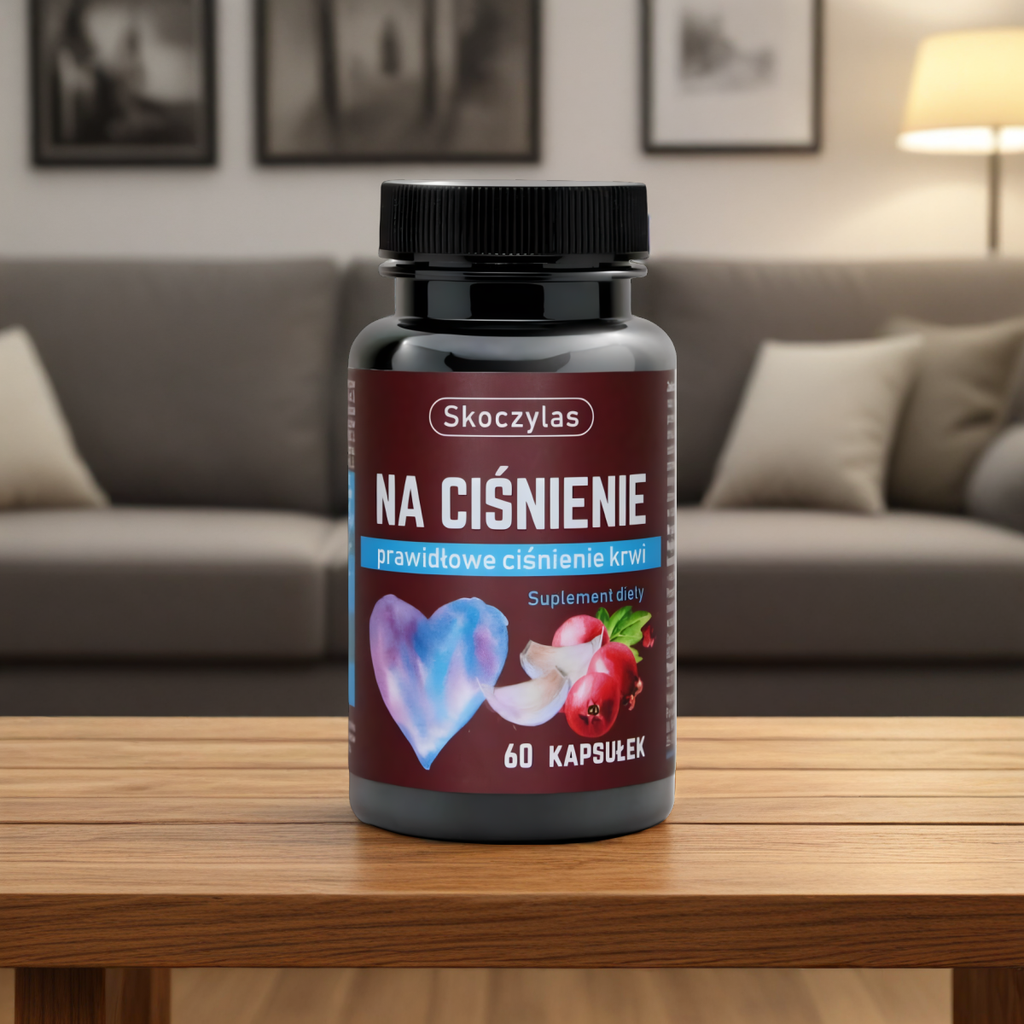 Na ciśnienie Skoczylas - Pomaga utrzymać prawidłowe ciśnienie krwi - 60 kapsułek