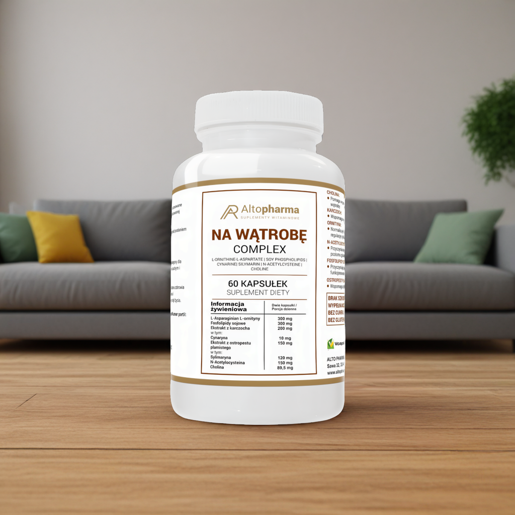 Na wątrobę complex Alto Pharma - Wspiera pracę wątroby - 60 kapsułek