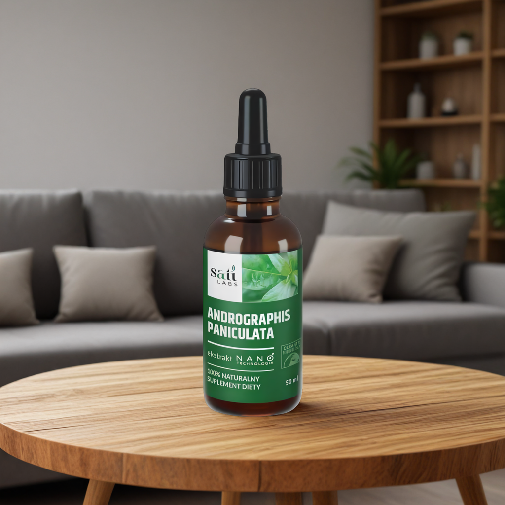 Nano Andrographis paniculata SATI Labs - Wzmacnia odporność, poprawia trawienie - 50 ml