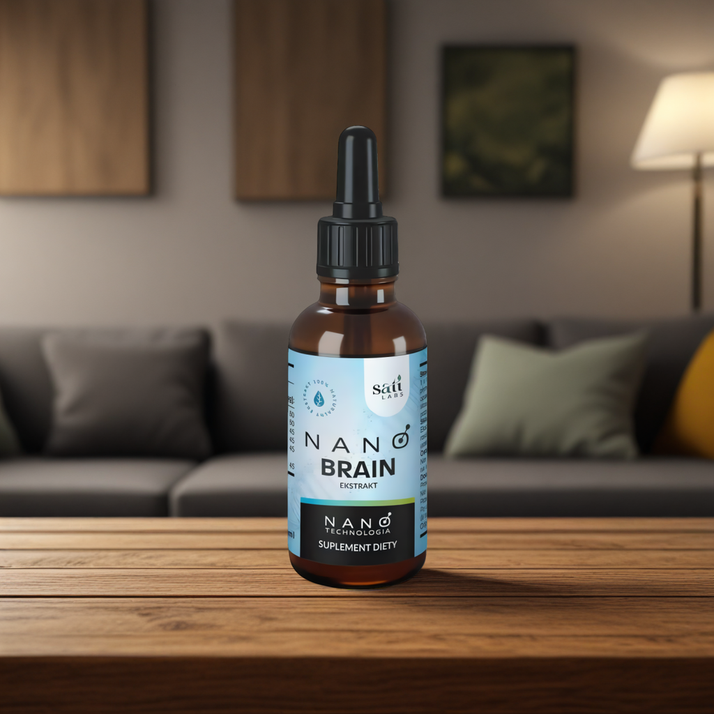 Nano Brain SATI Labs - Wspomaga prace mózgu i układu nerwowego - 50 ml