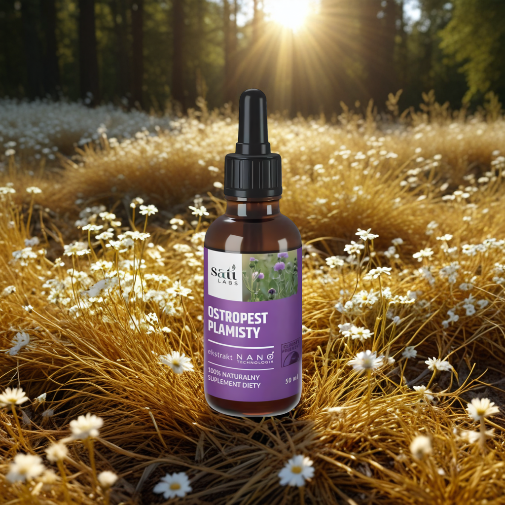 Nano Ostropest plamisty SATI Labs - Wspiera wątrobę i pracę serca - 50 ml