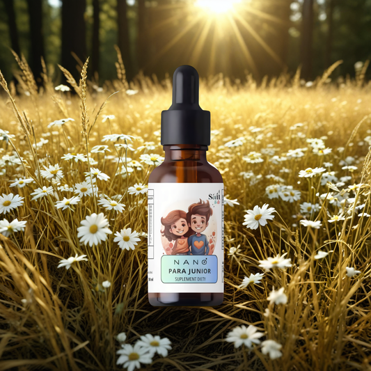 Nano Para Junior SATI Labs - Naturalne wsparcie organizmu bez pasożytów - 50 ml
