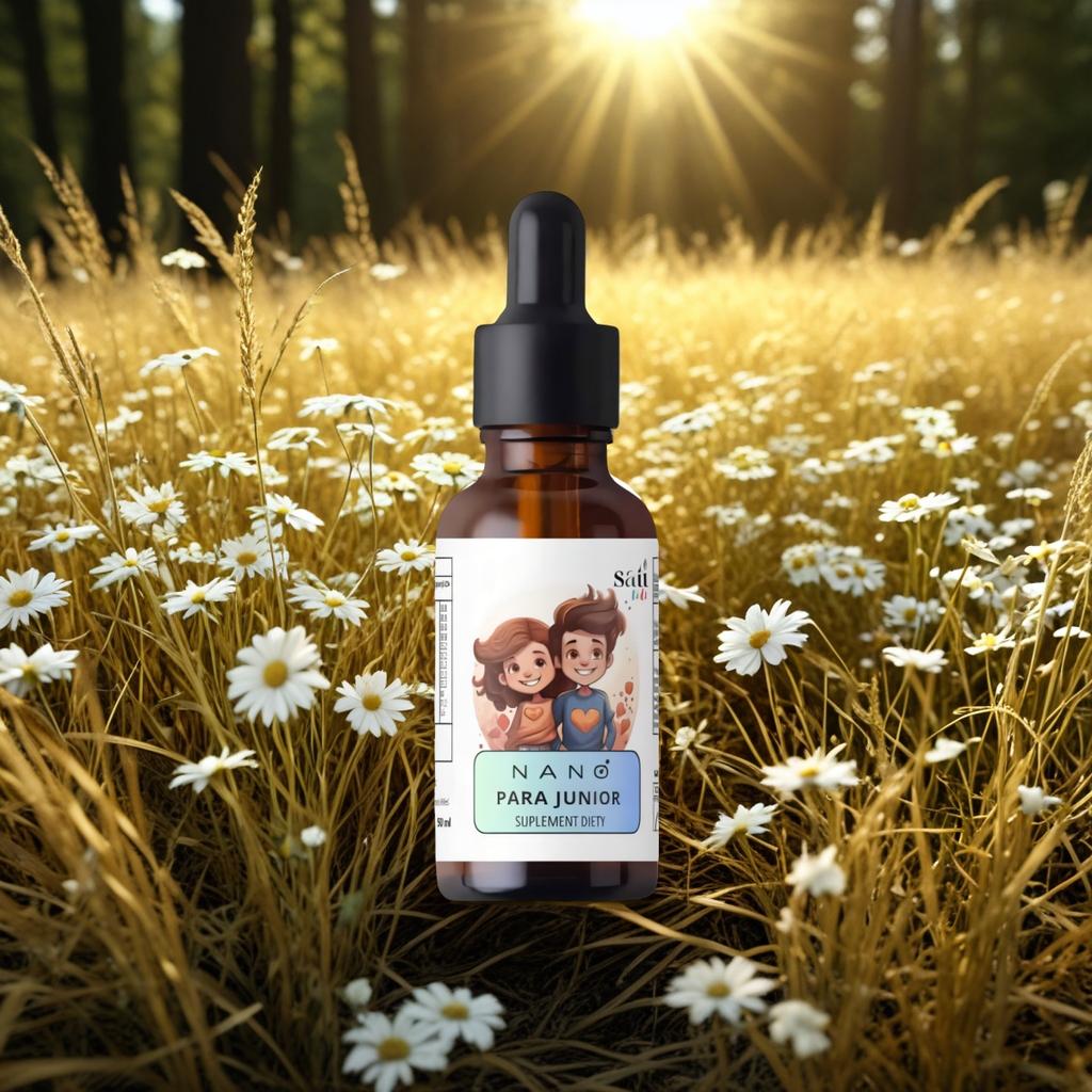 Nano Para Junior SATI Labs - Naturalne wsparcie organizmu bez pasożytów - 50 ml