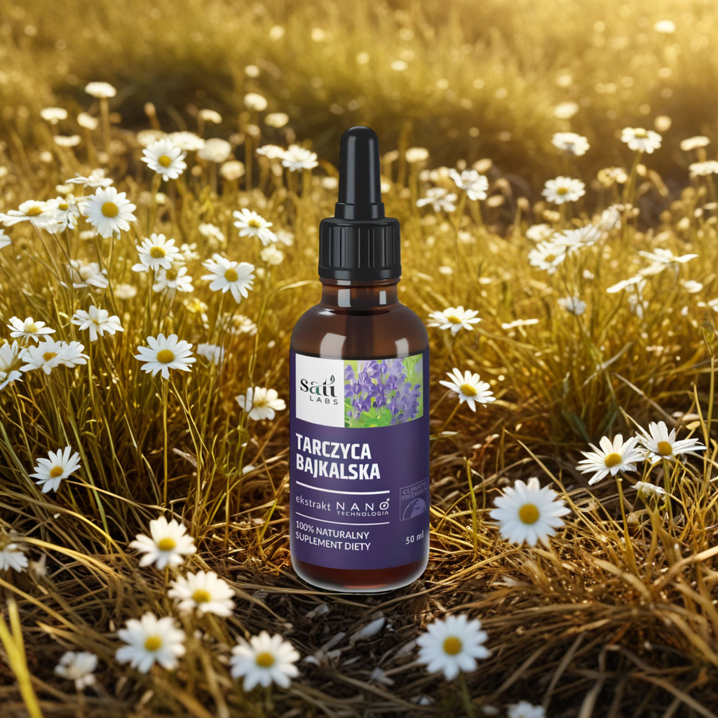 Nano Tarczyca bajkalska SATI Labs - Wspomaga mózg i serce - 50 ml