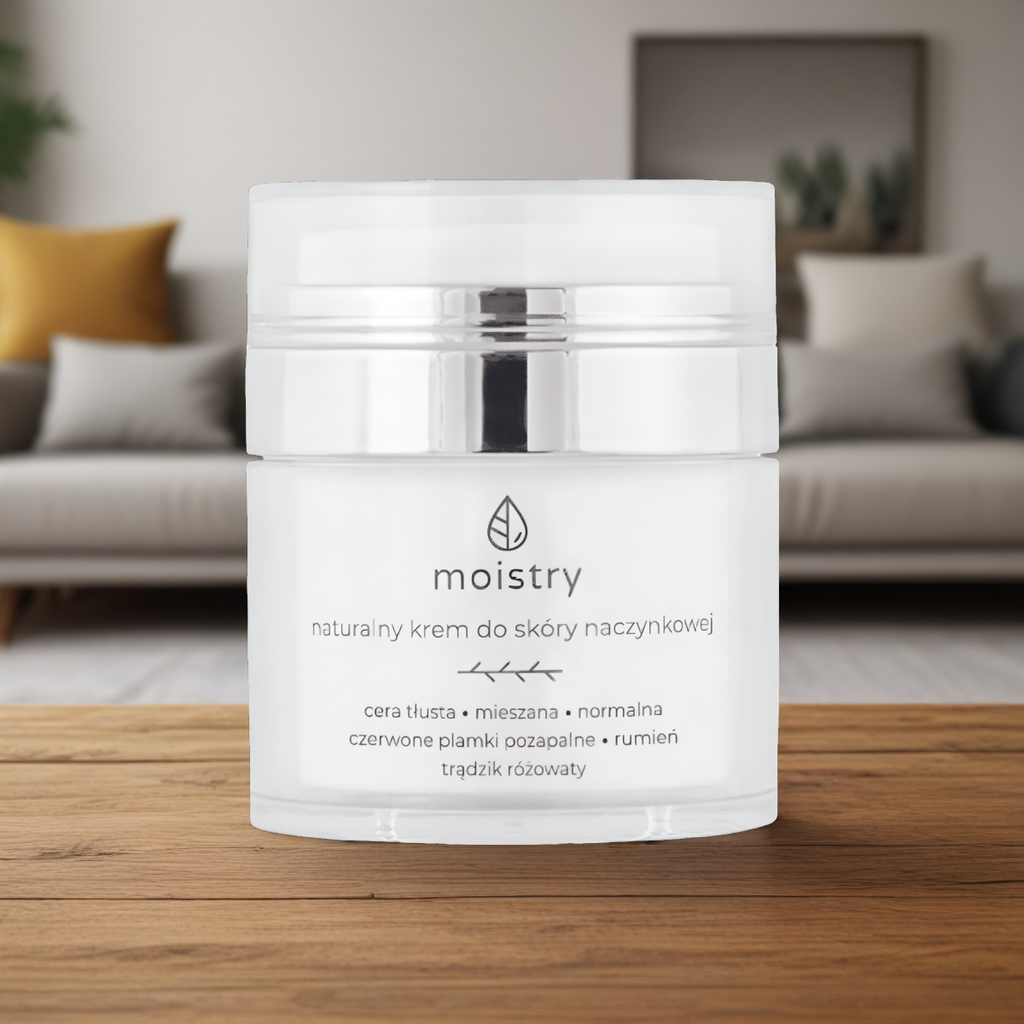 Naturalny krem do skóry naczynkowej Moistry - 15 ml - 50 ml (Pojemnosc: 15-ml)