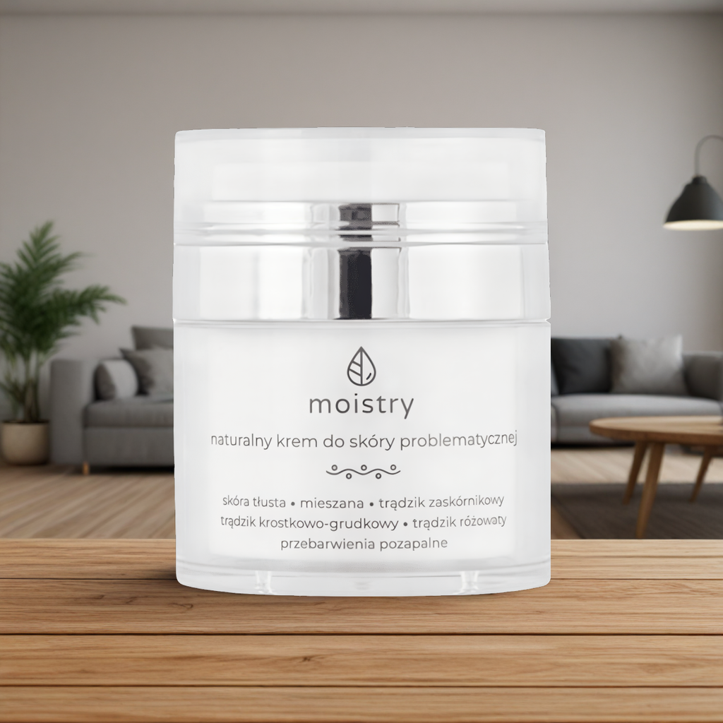 Naturalny krem do skóry problematycznej Moistry - 15 ml - 50 ml (Pojemnosc: 15-ml)