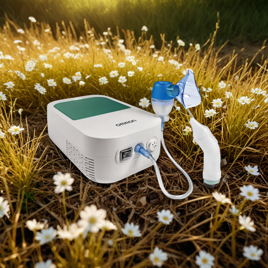 Nebulizator kompresorowy z aspiratorem do nosa 2 w 1 Omron DuoBaby NE-C301-E
