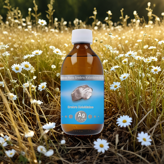 Niejonowe Nano Srebro Koloidalne AG 25 ppm Vitacolloids - 300 ml