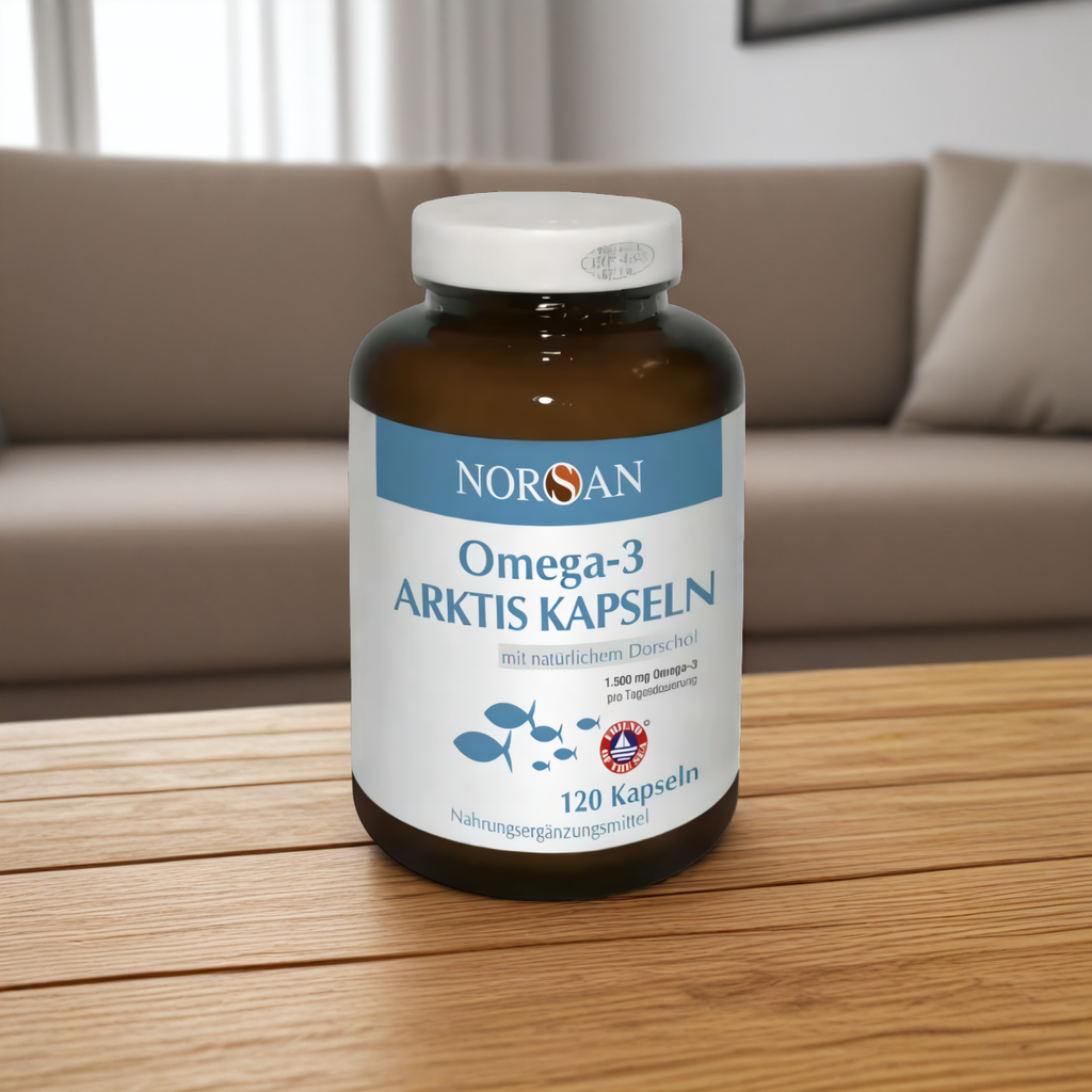 Norsan Omega-3 ARKTIS Kapsułki z naturalnym olejem z dorsza 1500 mg - 120 kapsułek