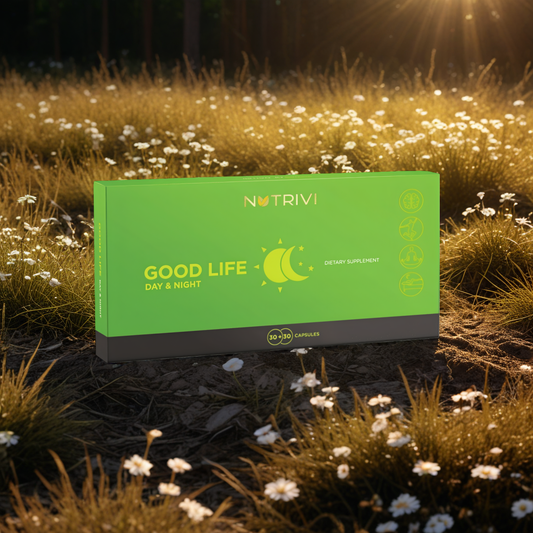 NUTRIVI Good life day and night WellU - Wsparcie zdrowia i witalności przez całą dobę - 2 x 30 kapsułek