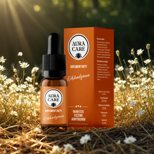 Odchudzanie AURA CARE - Naturalne wsparcie podczas odchudzania - 10ml, około 300 kropli