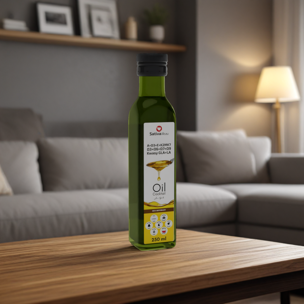 Oil Coctail Sativa Life - Kompleks olejów i witamin dla Twojego zdrowia - 250 ml