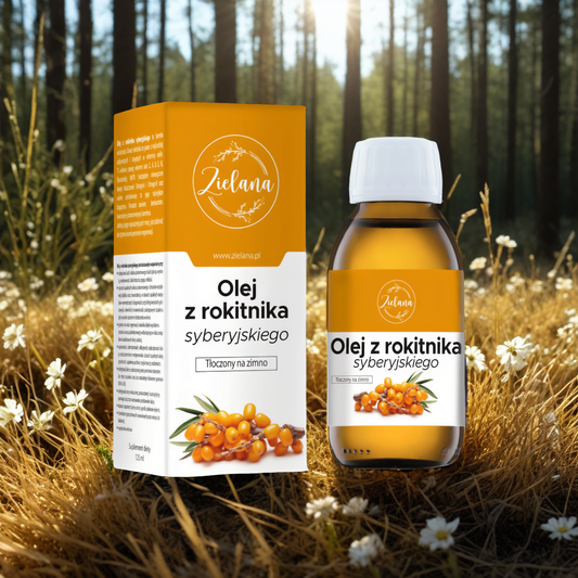 Olej z Rokitnika Zielana - Wspomaga układ odpornościowy - 125ml