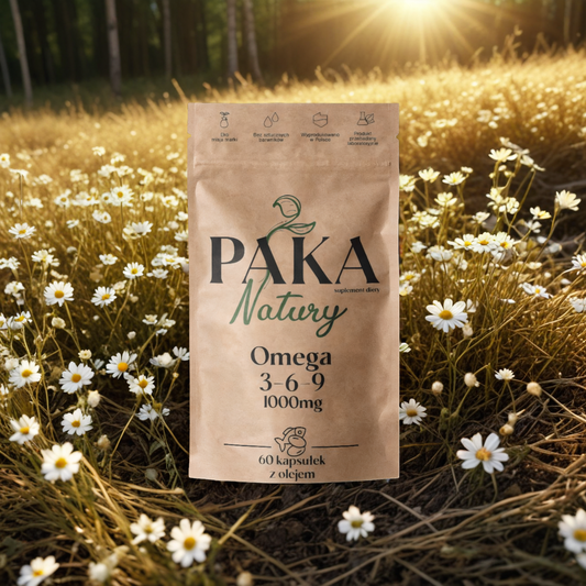 Omega 3-6-9 Paka Natury - Kwasy tłuszczowe Omega - 60 kapsułek miękkich