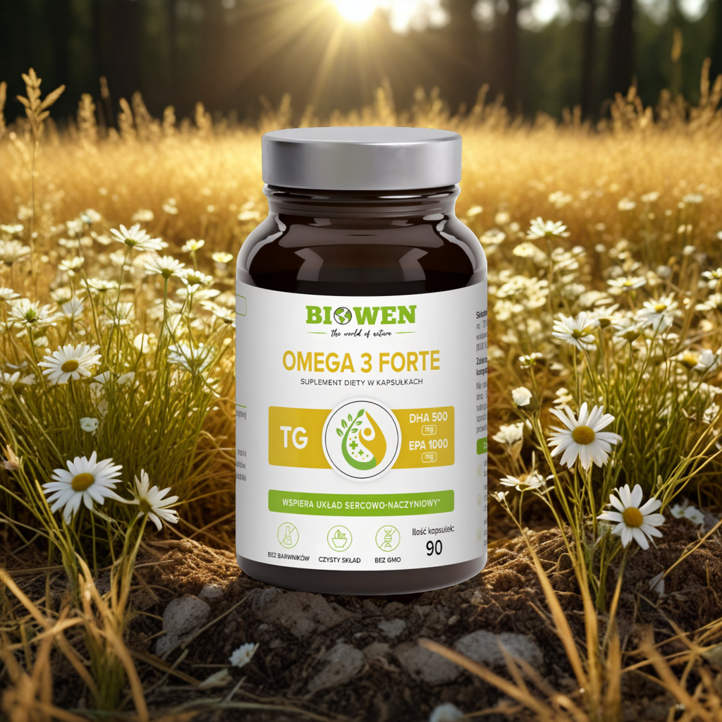 Omega 3 Forte Biowen - Wsparcie zdrowia - 90 kapsułek