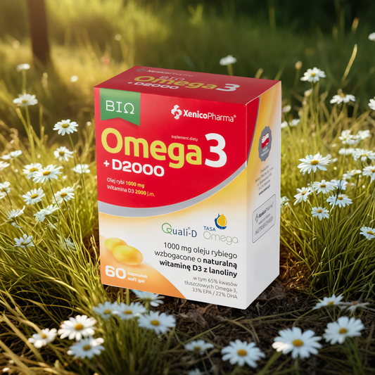 Omega3 D2000 Bio Xenico Pharma - Odporność - 60 kapsułek