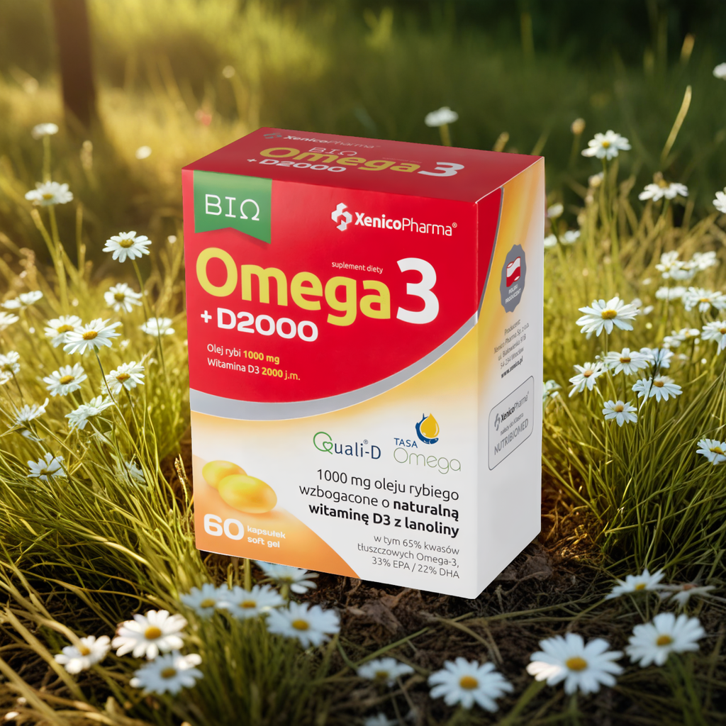 Omega3 D2000 Bio Xenico Pharma - Odporność - 60 kapsułek