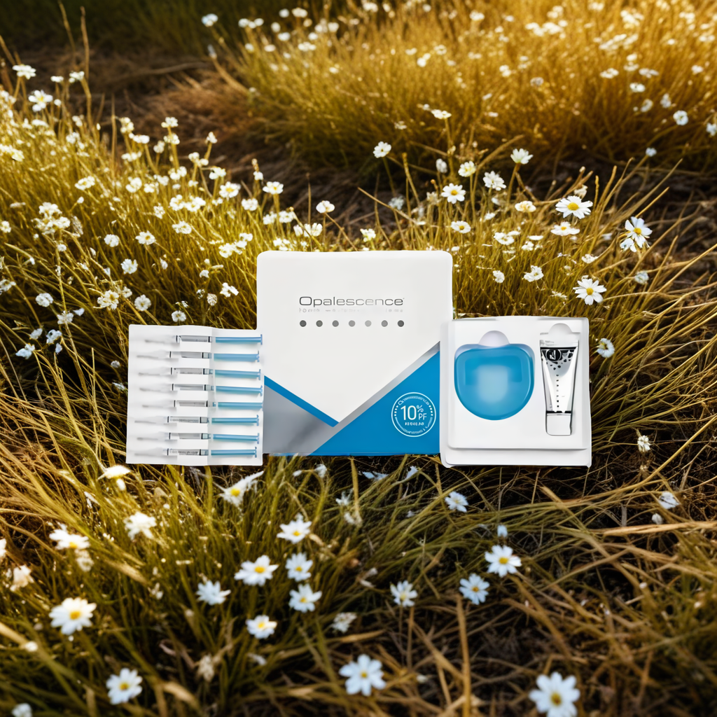 Opalescence PF 10% PA KIT Zestaw do wybielania zębów 8 strzykawek + pasta Original 28g + etui na nakładki (Smak: mieta)