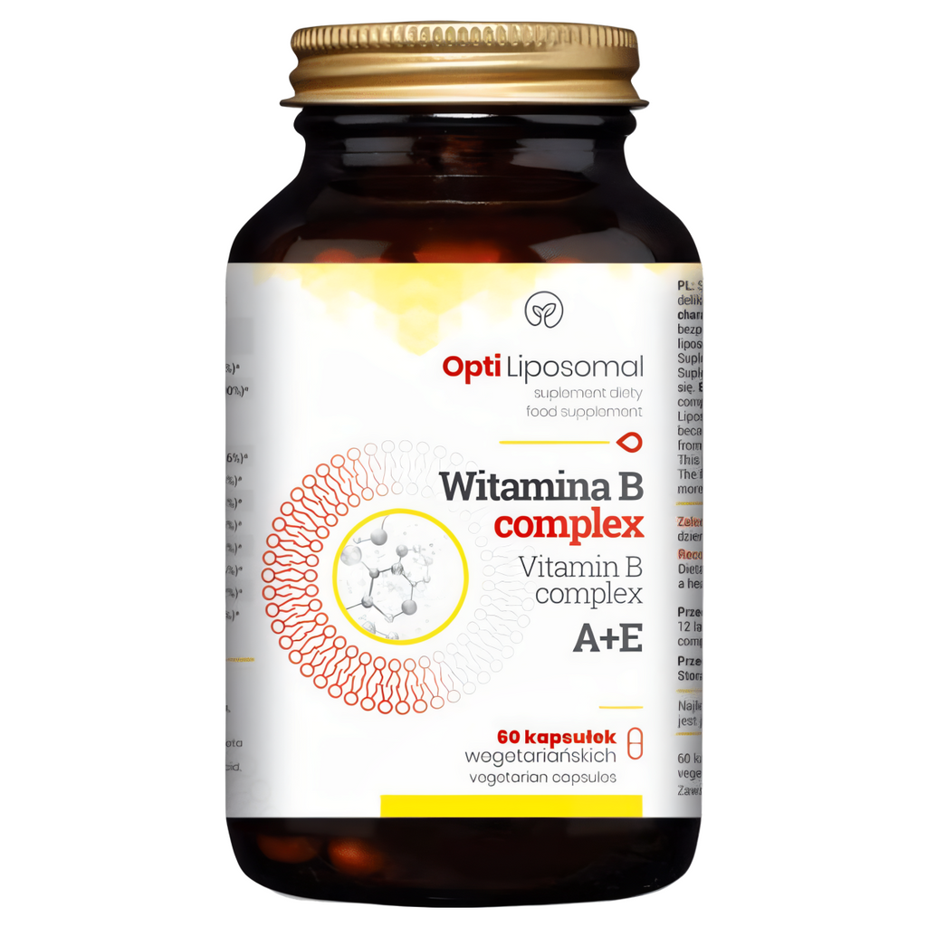 Opti Liposomal Witamina B Complex NaturDay – Witaminy z grupy B – 60 kapsułek wegetariańskich