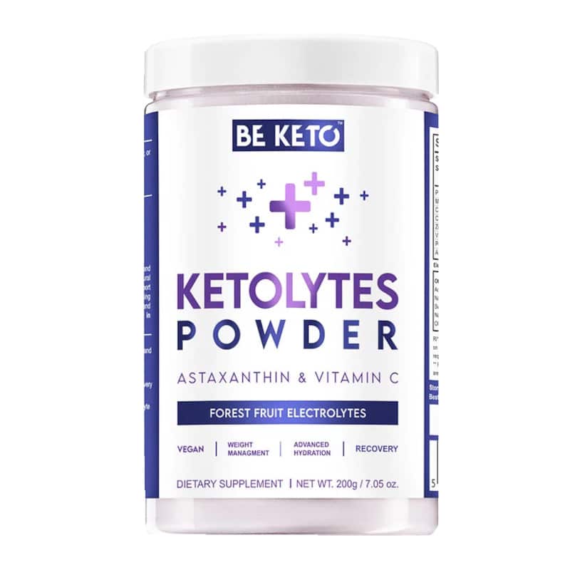 Elektrolity Ketolytes w proszku BeKeto - Różne smaki - 200 g (Smak: wisnia-truskawka)