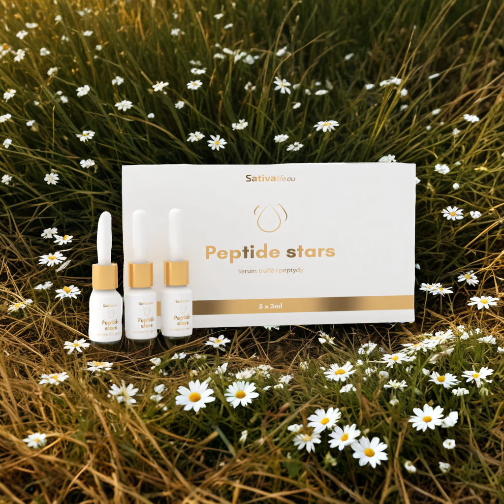 Peptide stars Sativa Life - Serum peptydowe z truflami - 5 x 3 ml