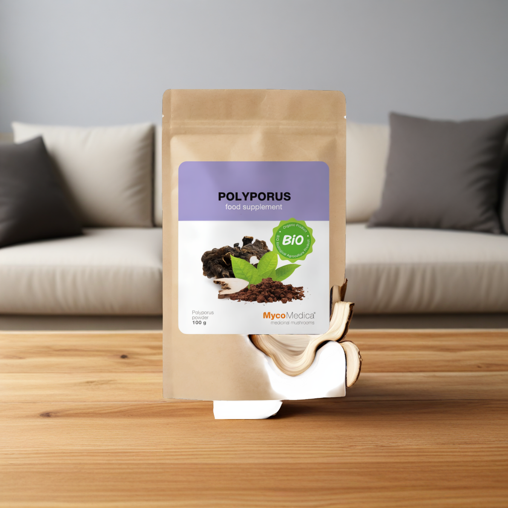 Polyporus BIO MycoMedica Grzyby w proszku - Wspiera pęcherz moczowy - 100 g