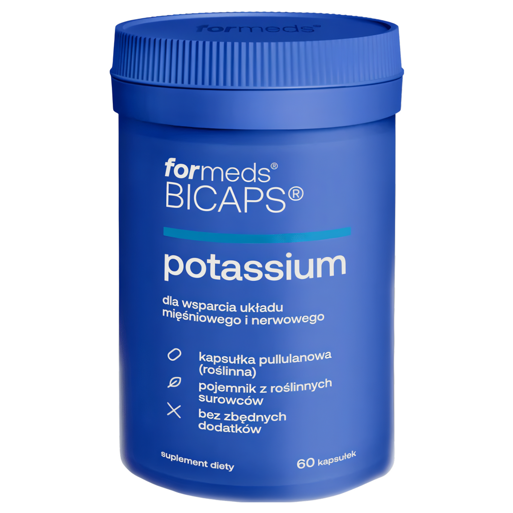 Potassium Formeds Bicaps - Dla wsparcia układu mięśniowego i nerwowego - 60 kapsułek