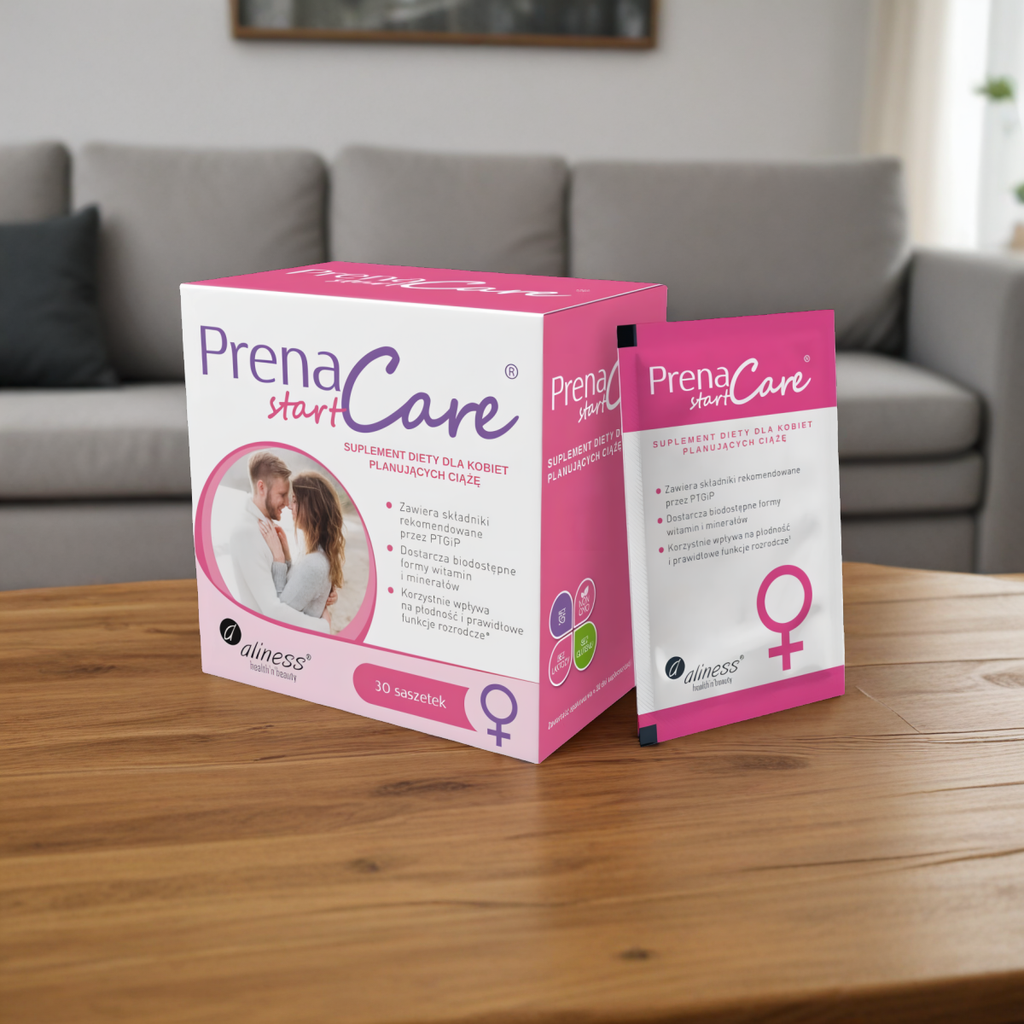 PrenaCare Start Aliness - Suplement diety dla kobiet planujących ciążę - 30 saszetek