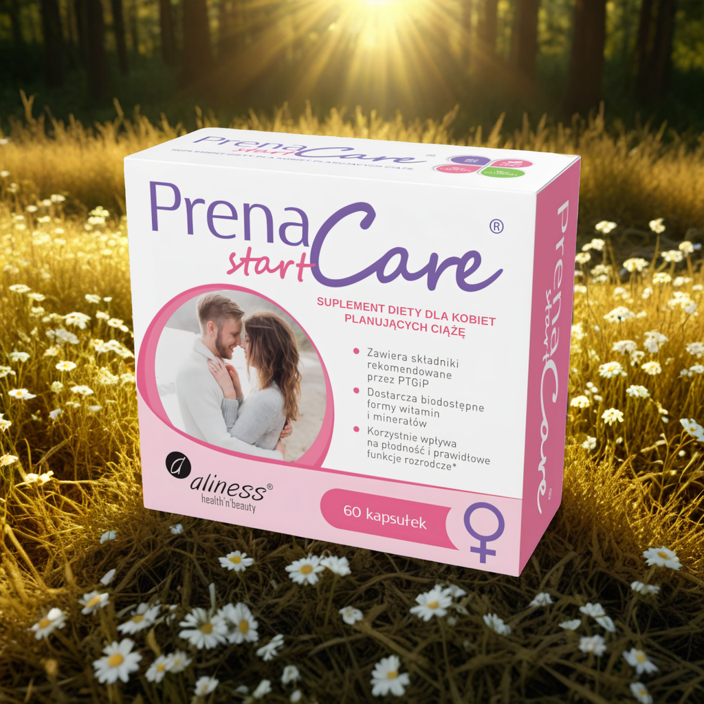 PrenaCare Start Aliness - Suplement diety dla kobiet planujących ciążę - 60 kapsułek