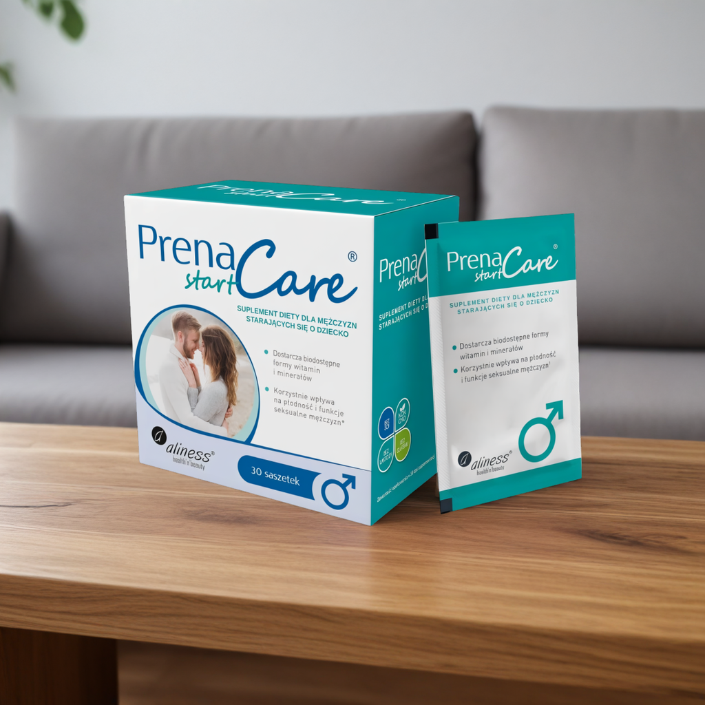 PrenaCare Start Aliness - Suplement diety dla mężczyzn starających się o dziecko - 30 saszetek