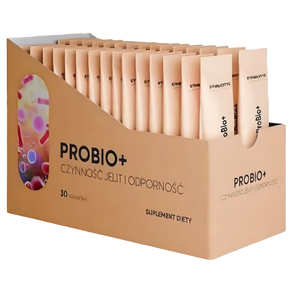 PROBIO+ Synbiotyk NaturDay - 18 wyselekcjonowanych bakterii probiotycznych - 30 saszetek