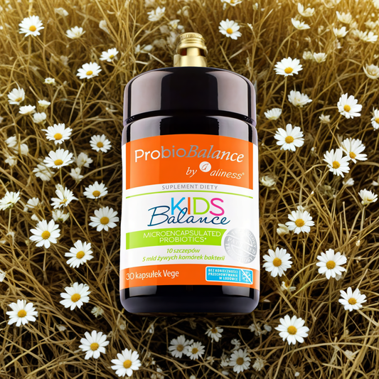 Probiotyk dla dzieci ProbioBalance KIDS Balance 5 mld Aliness - 30 kapsułek Vege