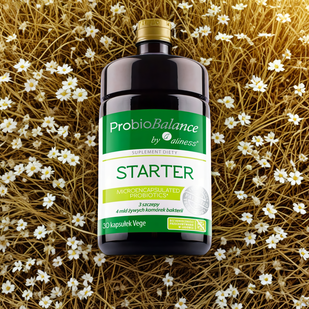 Probiotyk STARTER ProbioBalance Aliness 4 mld żywych komórek bakterii - 30 kapsułek Vege