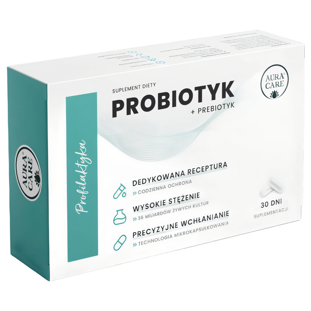 Profilaktyka Aura Care - Probiotyk + prebiotyk - 30 kapsułek