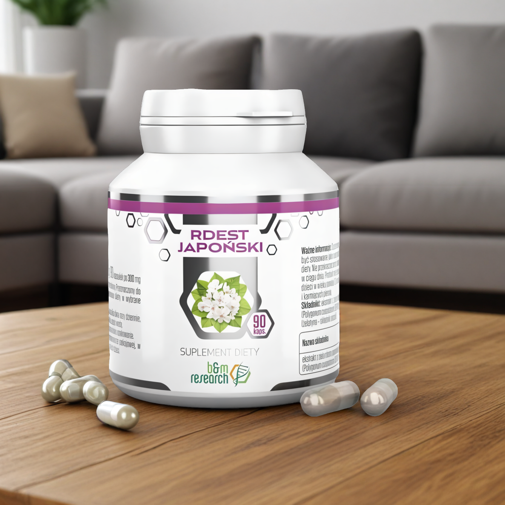 Rdest japoński 300 mg Botamed - Pomaga łagodzić objawy menopauzy - 90 kapsułek
