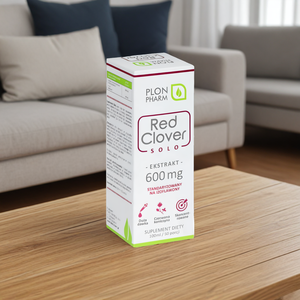 Red Clover Solo Plon Pharma - Wspiera równowagę hormonalną - 100 ml