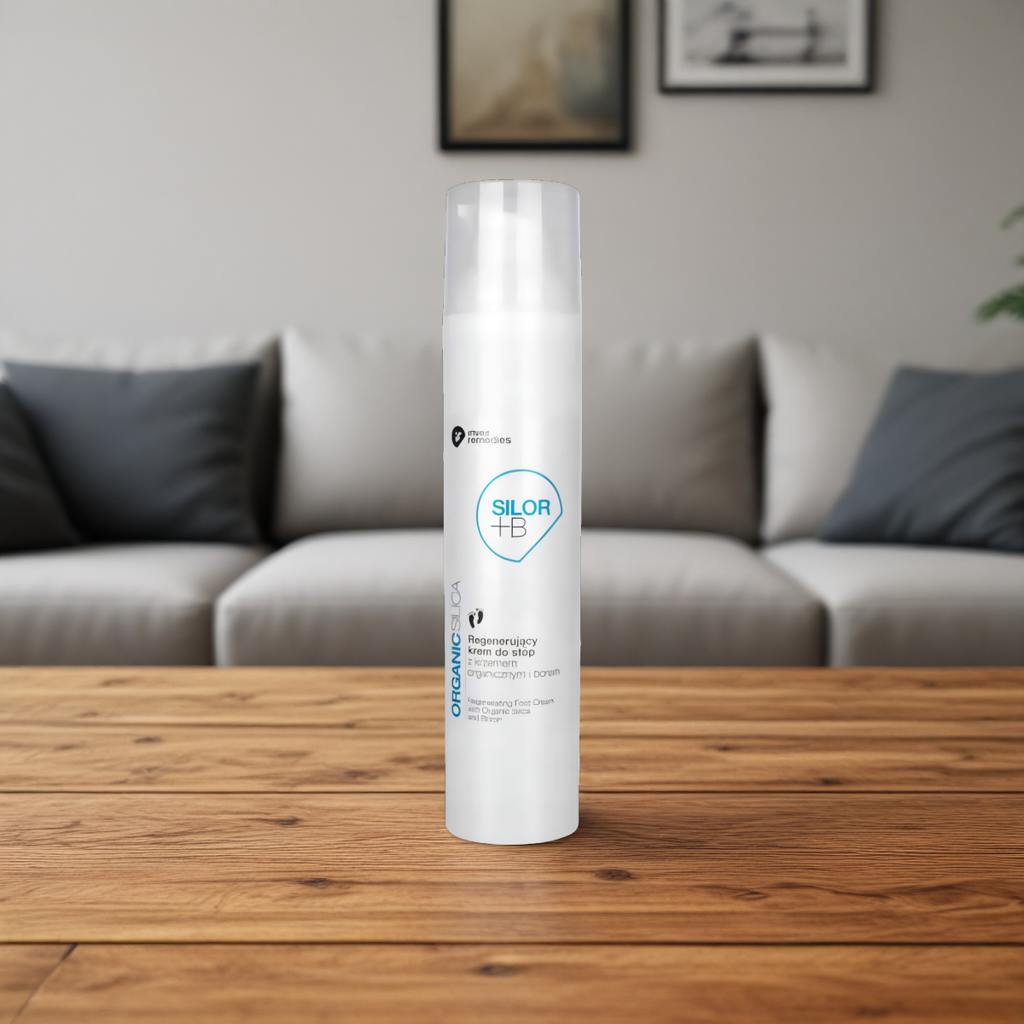 Regenerujący krem do stóp z krzemem organicznym i borem SILOR+B Invex Remedies - 100 ml
