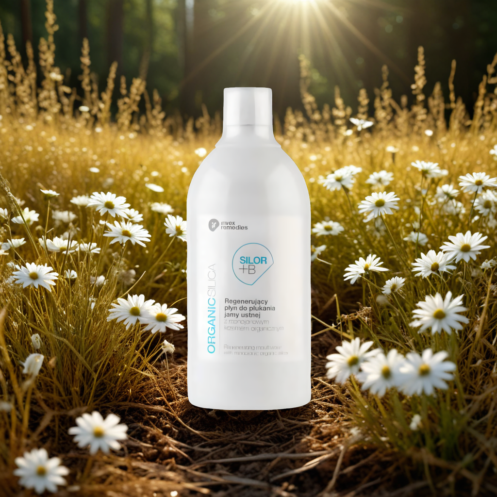 Regenerujący płyn do płukania jamy ustnej SILOR+B Invex Remedies - 1000 ml
