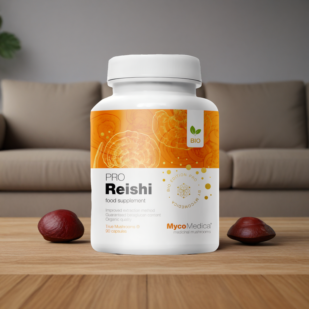 Reishi PRO 30 % MycoMedica - Lakownica żółtawa - 90 kapsułek