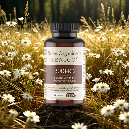 Selen organiczny Xenico Pharma - Wsparcie tarczycy i odporności - 90 kapsułek