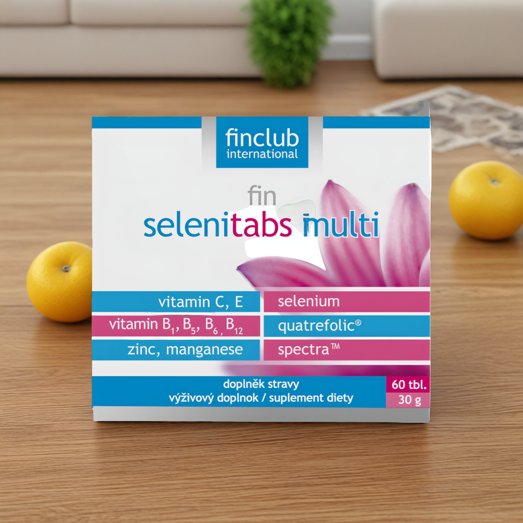 Selenitabs multi Finclub - Kompleks witamin i minerałów - 60 tabletek