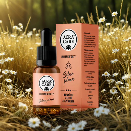 Silne Płuca Aura Care - Łap oddech pełną piersią -15 ml (około 400 kropli)