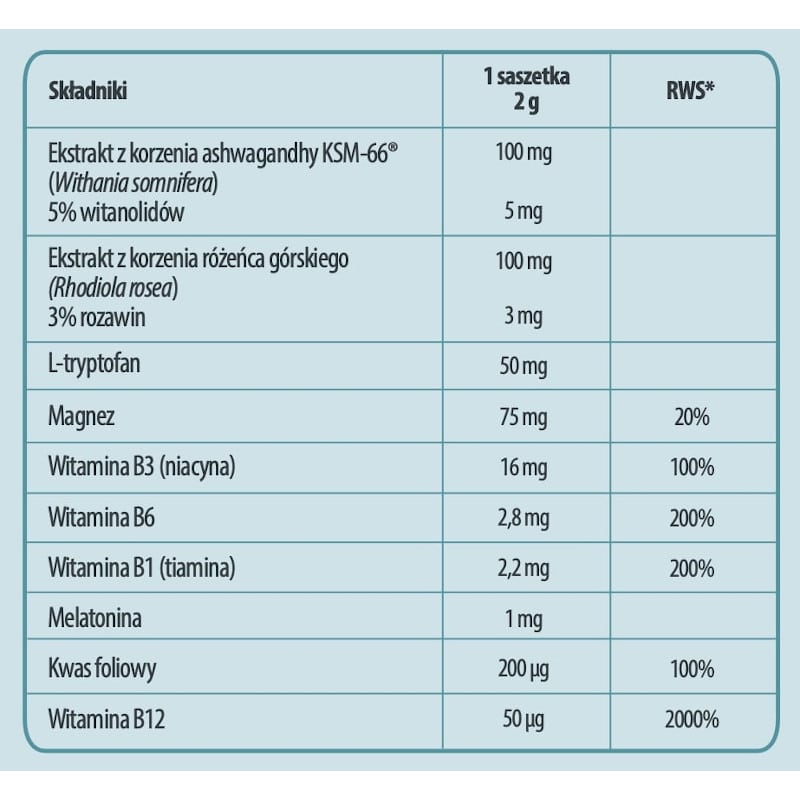 Nutrizen AD#1 Na lepszy sen i witalność - 30 saszetek