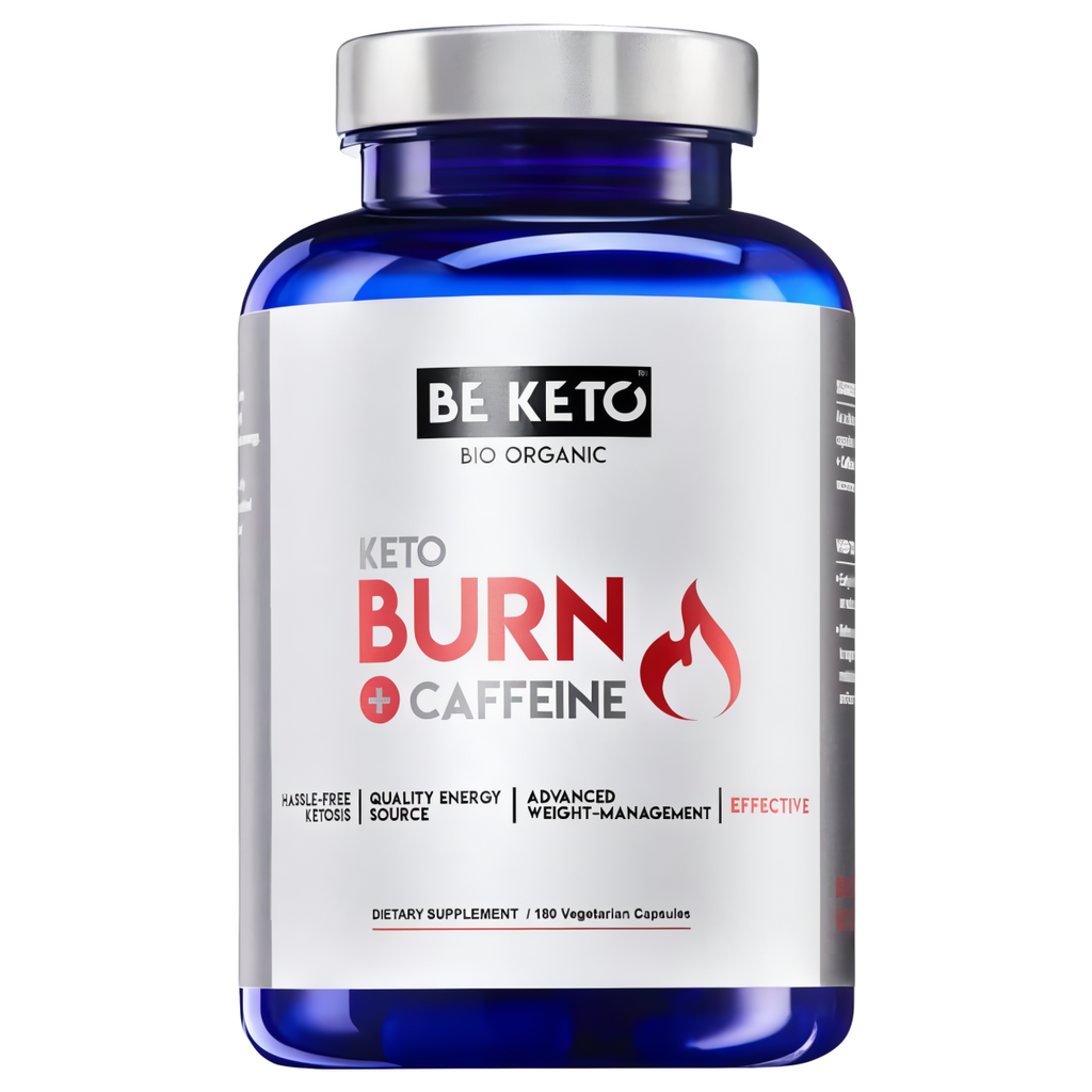Spalacz tłuszczu Keto Burn z Kofeiną BeKeto - 180 kapsułek