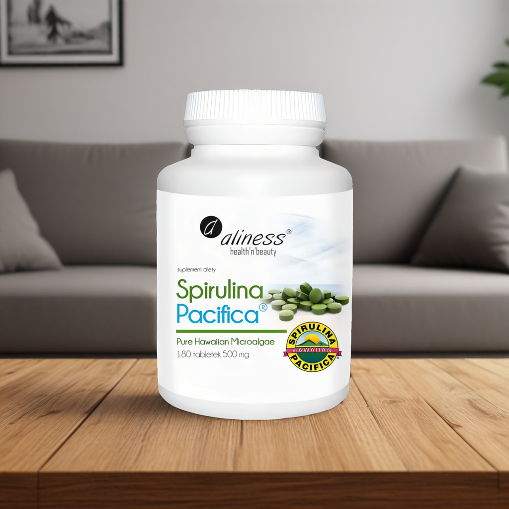 Spirulina Hawajska Pacifica® Pure Hawaiian Microalgae Aliness - 180 tabletek
